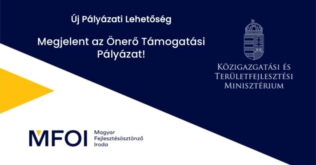 Új Pályázati Lehetőség: Megjelent az Önerő Támogatási Pályázat!