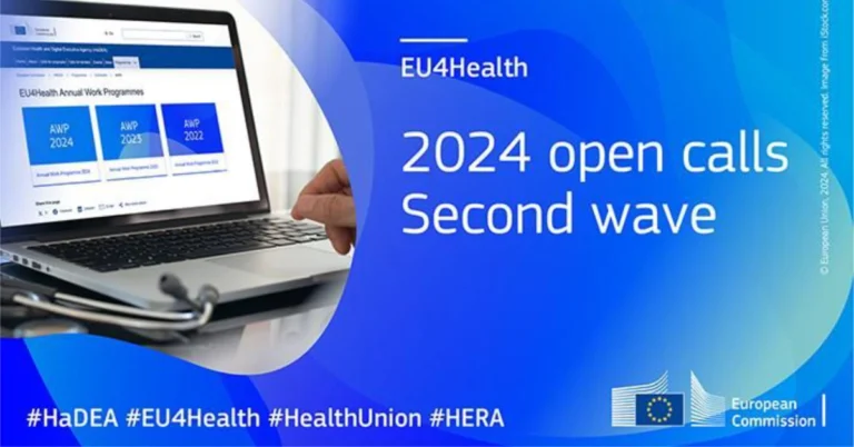 Ismerje meg a 2024-es EU4Health program második pályázati hullámának kiírásait!